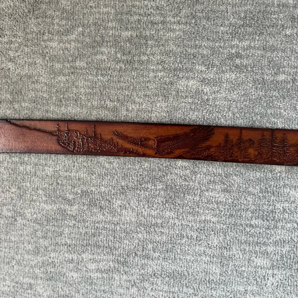 Vintage Leegin Genuine Leather Eagle Leatherworks Belt